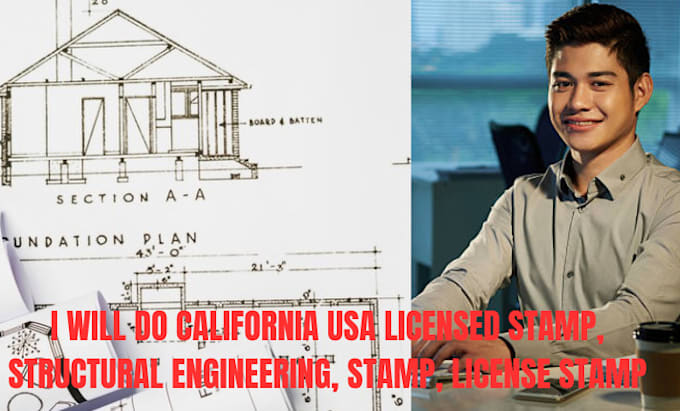 Bestseller - do california USA licensed stamp, structural engineering, stamp, license stamp