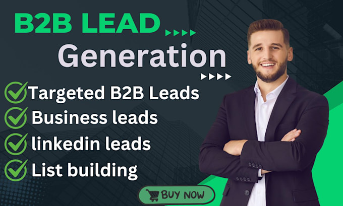 Gig Preview - Provide you b2b lead generation for any industry