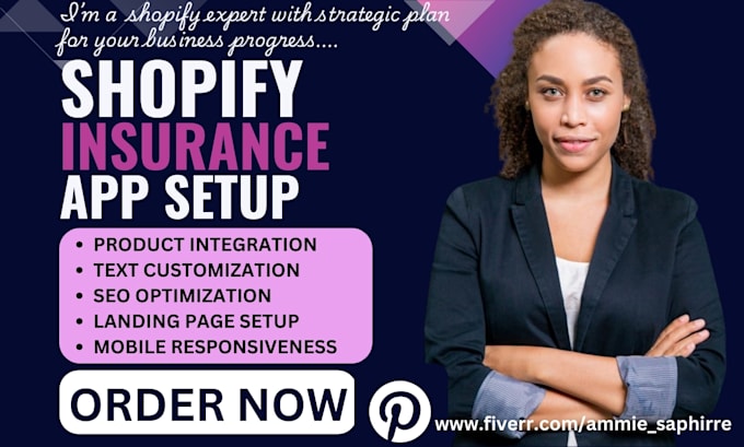 Gig Preview - Setup shopify insurance route captain orderarmor simply navidium shipaid cps app