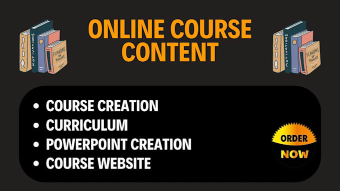 Gig Preview - Create online course content training manual sop introduction manual PPT