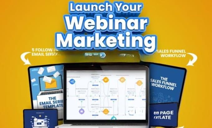 Gig Preview - Setup webinar funnel on zoom, ever webinar, webinar jam, membership funnel