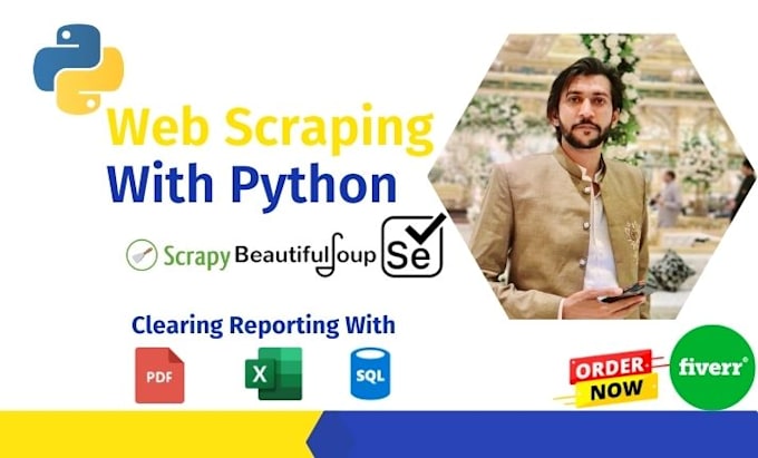 Bestseller - do professional web scraping with python for fast data extraction