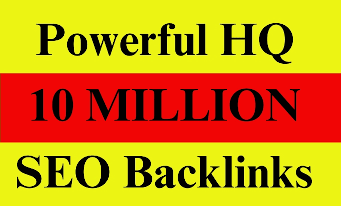 Gig Preview - Powerful HQ SEO backlinks