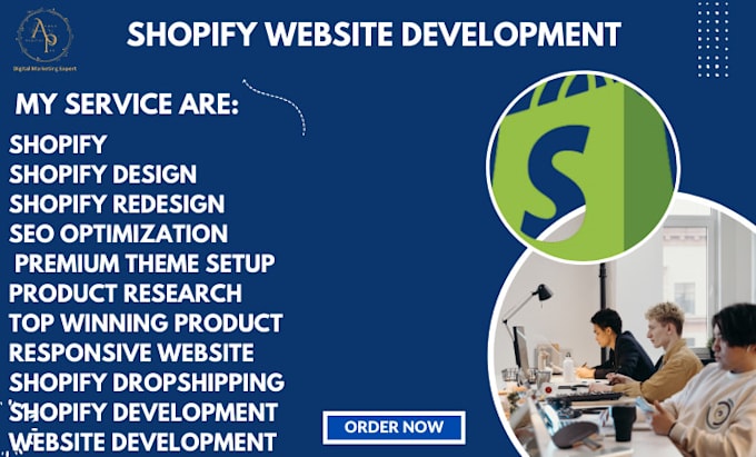 Bestseller - create shopify dropshipping store, shopify website design, shopify store design