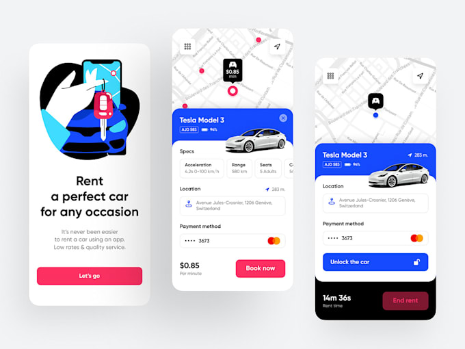 Gig Preview - Develop car rental app, ridesharing app, car boarding app