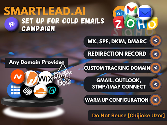 Gig Preview - Set up smartlead for cold email outreach and email warm up