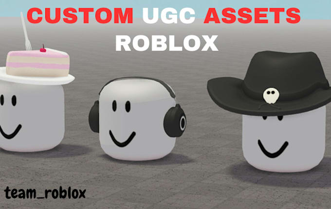 Gig Preview - Make custom ugc assets for roblox