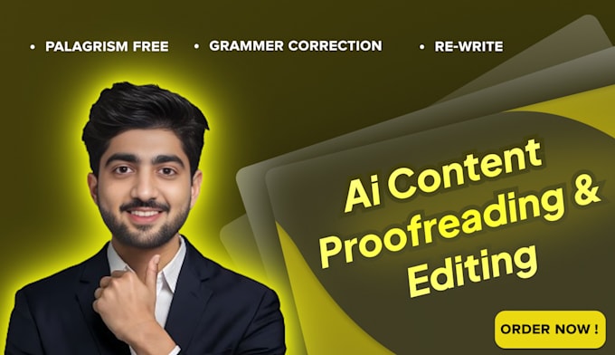 Gig Preview - Humanize, rewrite ai content edit and proofread your books