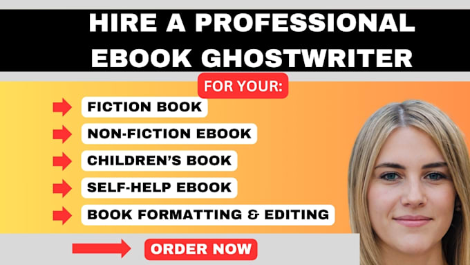 Bestseller - do book and ebook writing, fiction, nonfiction ebook, children story writing