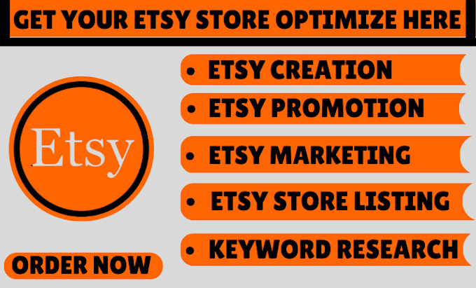 Gig Preview - Do etsy SEO to rank your etsy store, and drive organic sales