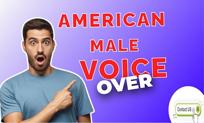 Gig Preview - Record an american male voiceover