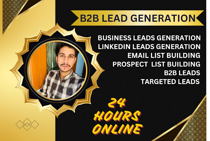 Gig Preview - Do targeted b2b lead generation and web research