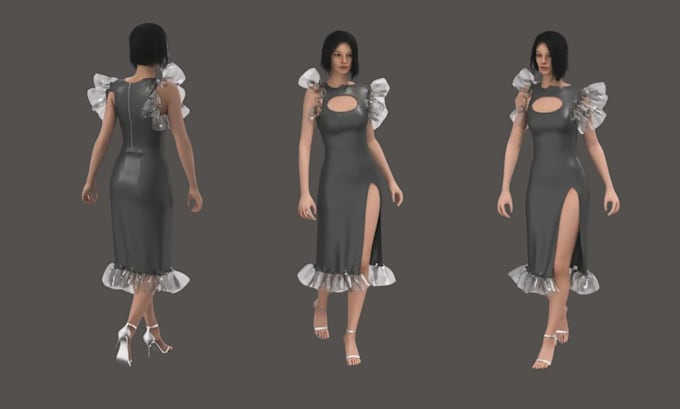 Gig Preview - Create metahuman cloth using clo 3d and marvelous designer