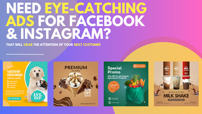 Gig Preview - Design premium facebook or instagram ad images