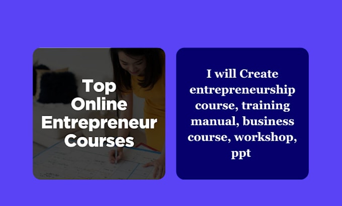 Bestseller - create entrepreneurship course, training manual, business course, workshop, ppt