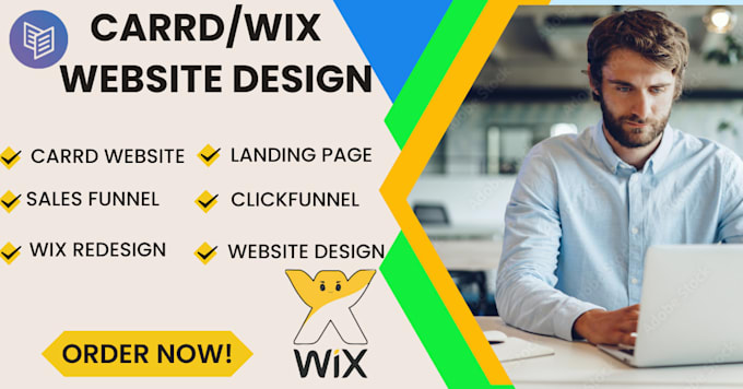 Gig Preview - Build carrd website landing page wix website design wix redesign clickfunnels