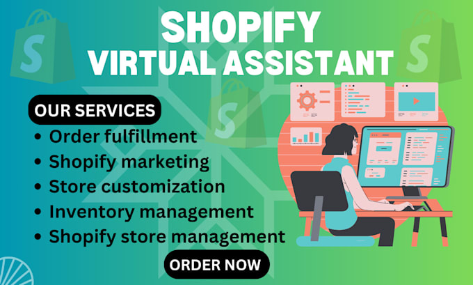 Gig Preview - Be your shopify dropshipping virtual assistant shopify expert, shopify manager