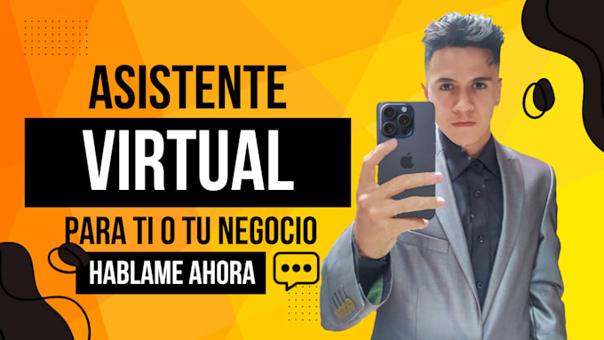 Gig Preview - Be your virtual assistant in english and spanish