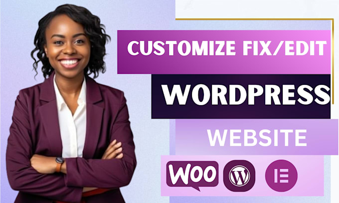 Gig Preview - Edit wordpress website with elementor pro fix wordpress changes quickly in 24hrs