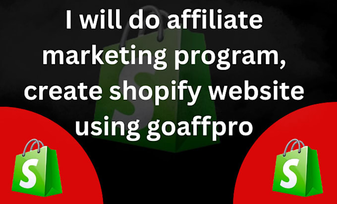 Gig Preview - Do shopify affiliate programm MLM with goaffpro