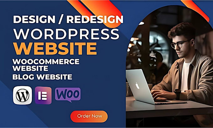 Gig Preview - Build redesign revamp wordpress website design  woocommerce website development