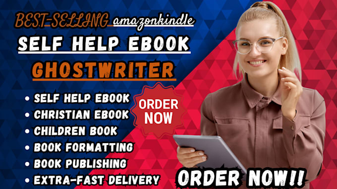 Gig Preview - Be self help ebook writer christian ebook romance ghostwriter non fiction ebook