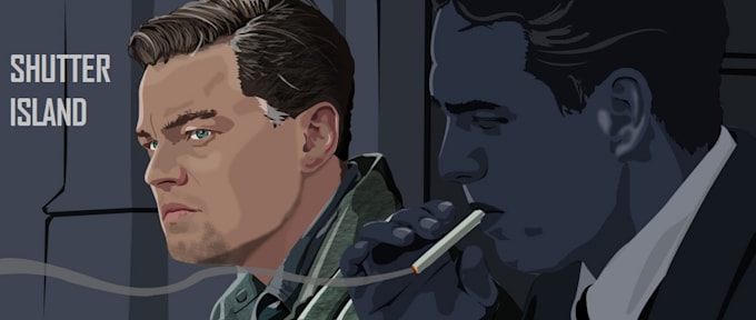 Gig Preview - Draw a vector art based on a movie