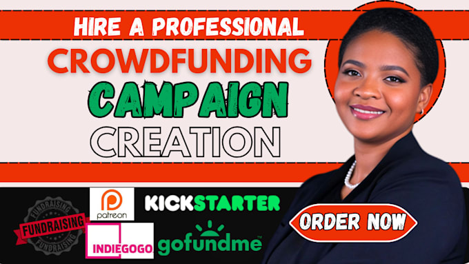 Gig Preview - Do crowdfunding campaign creation for kickstarter, indiegogo, gofundme