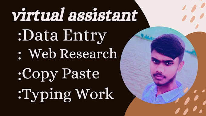 Gig Preview - Do your virtual assistant for copy paste web research