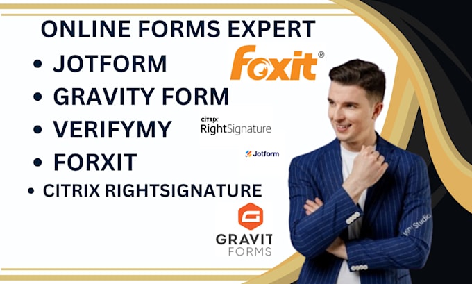 Gig Preview - Setup jotform gravity form foxit verifymy citrix rightsignature