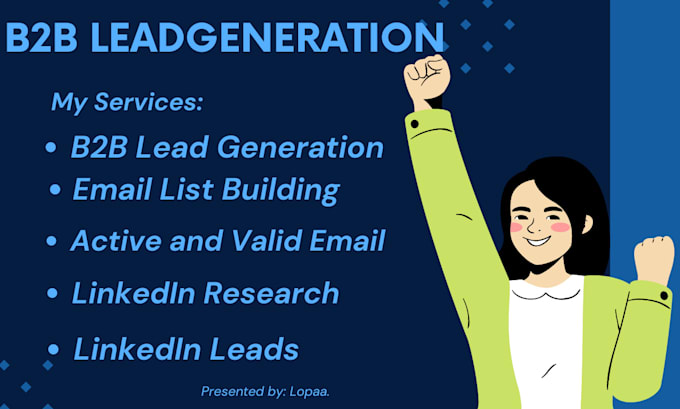 Gig Preview - Do targeted highly b2b leads generation,email list building