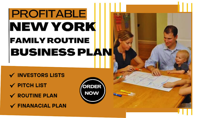 Gig Preview - A custom routine family plan for new york city routine family business plan USA