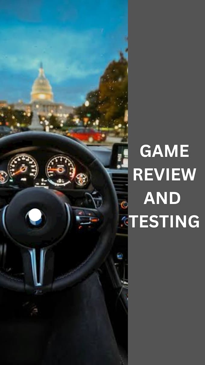 Gig Preview - Test and review your game or app on playstore,PC,steam