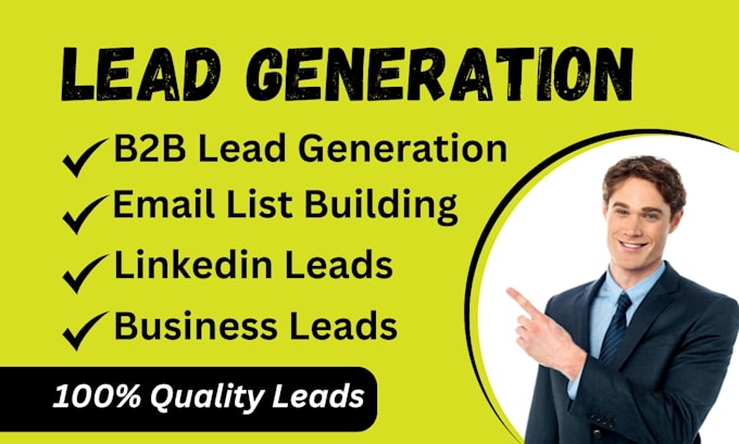 Gig Preview - Provide targeted b2b lead generation for any industry and email list building