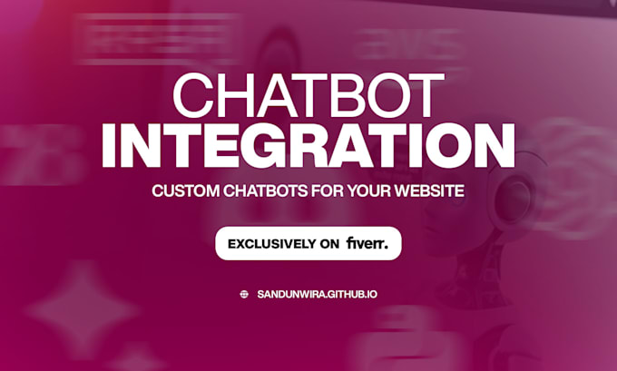 Bestseller - create custom chatbots for your website or project