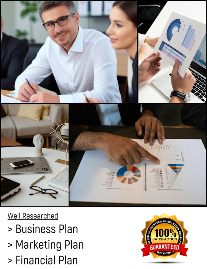 Gig Preview - Offer business plan with researched marketing and financials