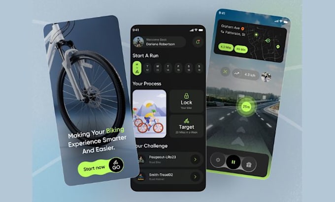 Gig Preview - Develop bike sharing app, ride sharing app, car wash app