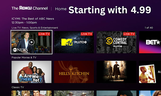 Gig Preview - Develop roku tv channel, apple tv, amazon firestick channel