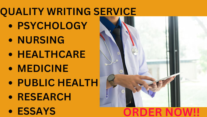 Bestseller - do nursing essays,psychology,medical research, public health,healthcare content