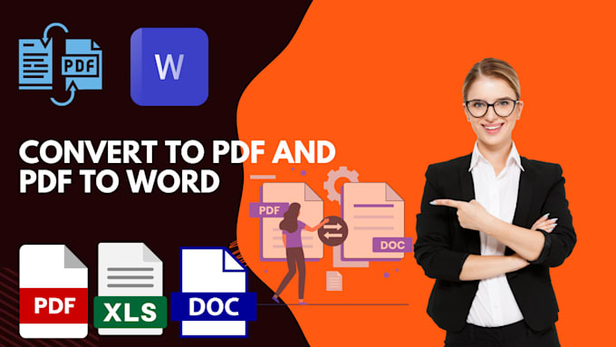 Gig Preview - Convert pdf to word and word to pdf