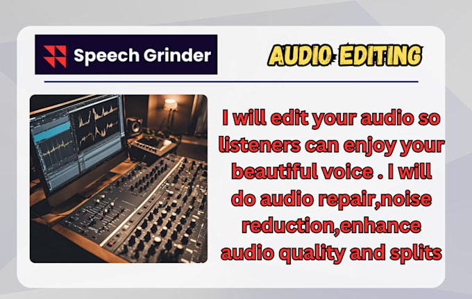 Gig Preview - Edit and repair your audio