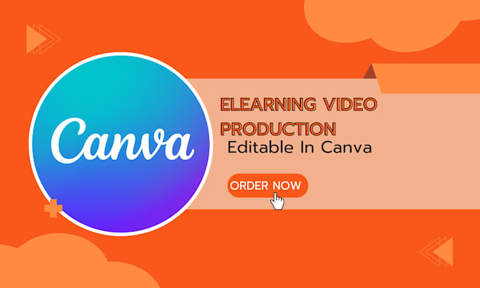 Gig Preview - Create cutome elearning production videos in canva