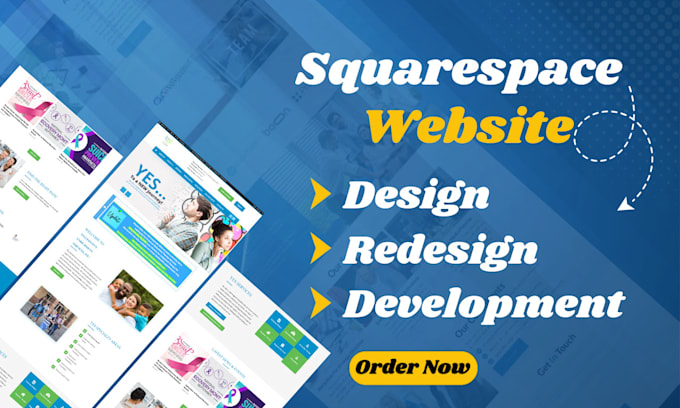 Gig Preview - Design or redesign squarespace website or squarespace website development