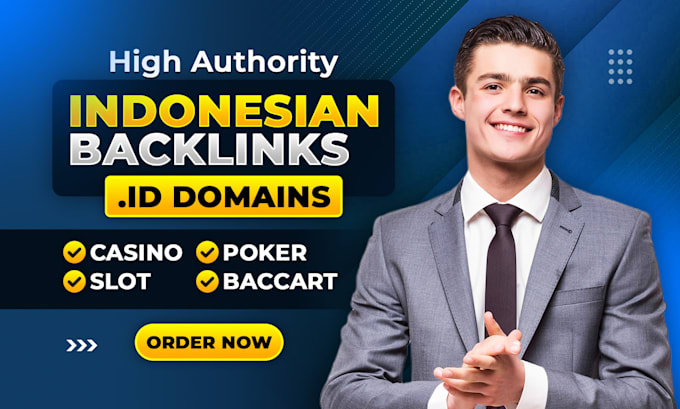 Gig Preview - Make high da DR indonesian contexual dofollow id backlinks