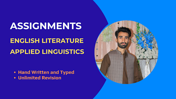 Gig Preview - Assist you in literature and linguistics assignment