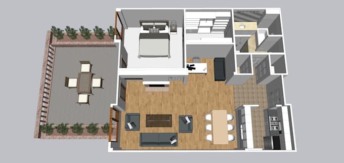 Bestseller - provide a perfect sketchup 3d floor plan