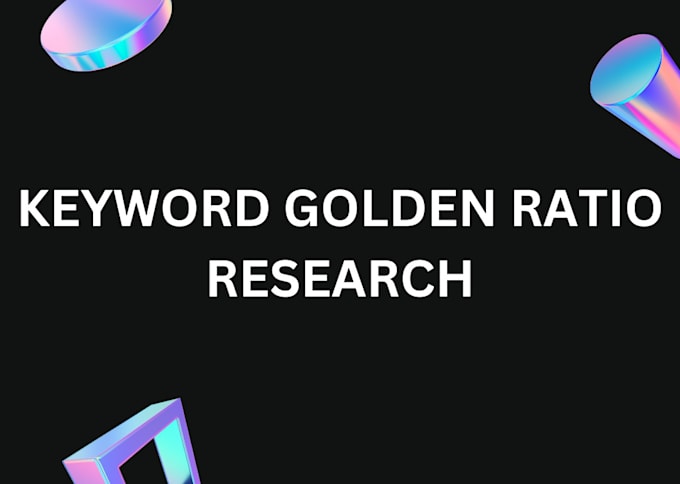 Gig Preview - Do kgr keyword research