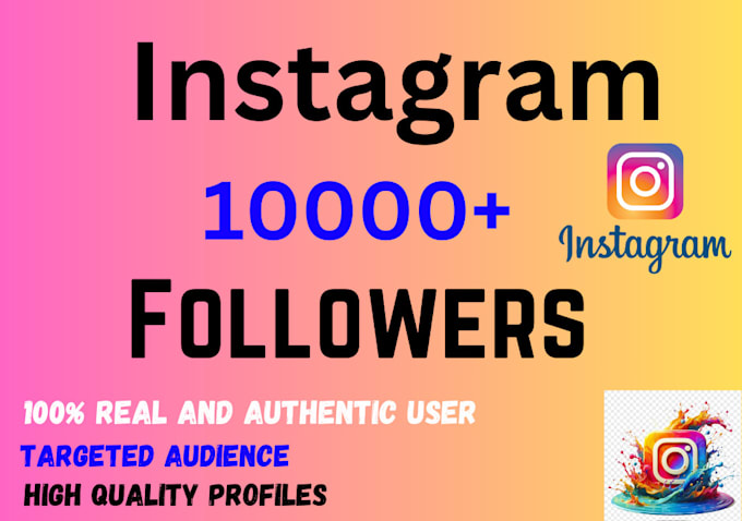 Gig Preview - Do your instagram page followers from usa 1000 number super fast