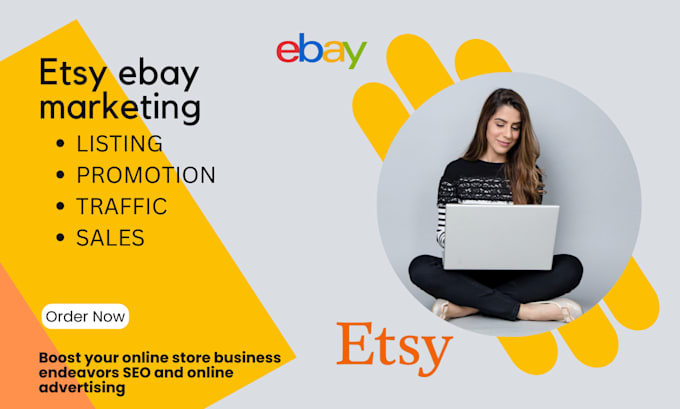 Gig Preview - Etsy ebay marketing, esty sales, ebay listing store promotion, etsy traffic