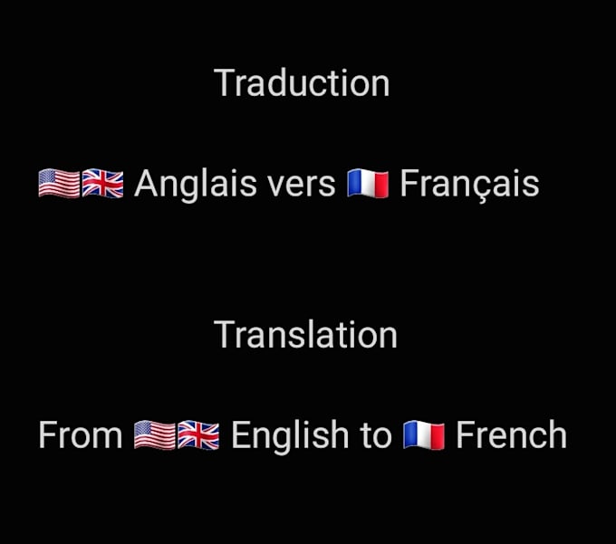 Gig Preview - Translate your documents from english to french